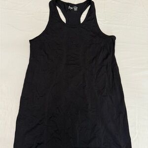 ZYIA Black Racerback Charged Tank Top